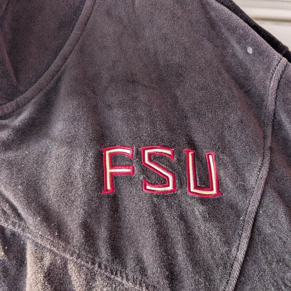 Nike Men's Shirt Jacket Black with Garnet FSU Embroidery